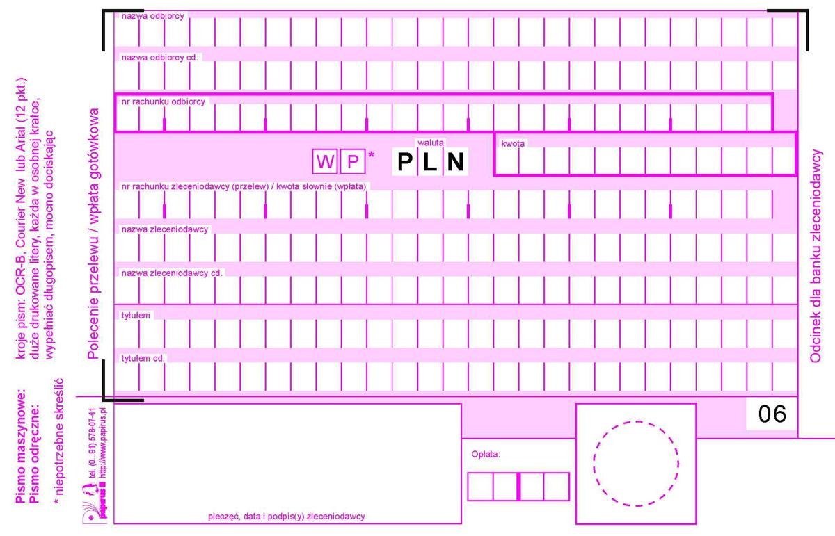 TRANSFERENCIA O DEPOSITO EN EFECTIVO 4-PLIEGUES 100 TARJETAS A6 PAPYRU